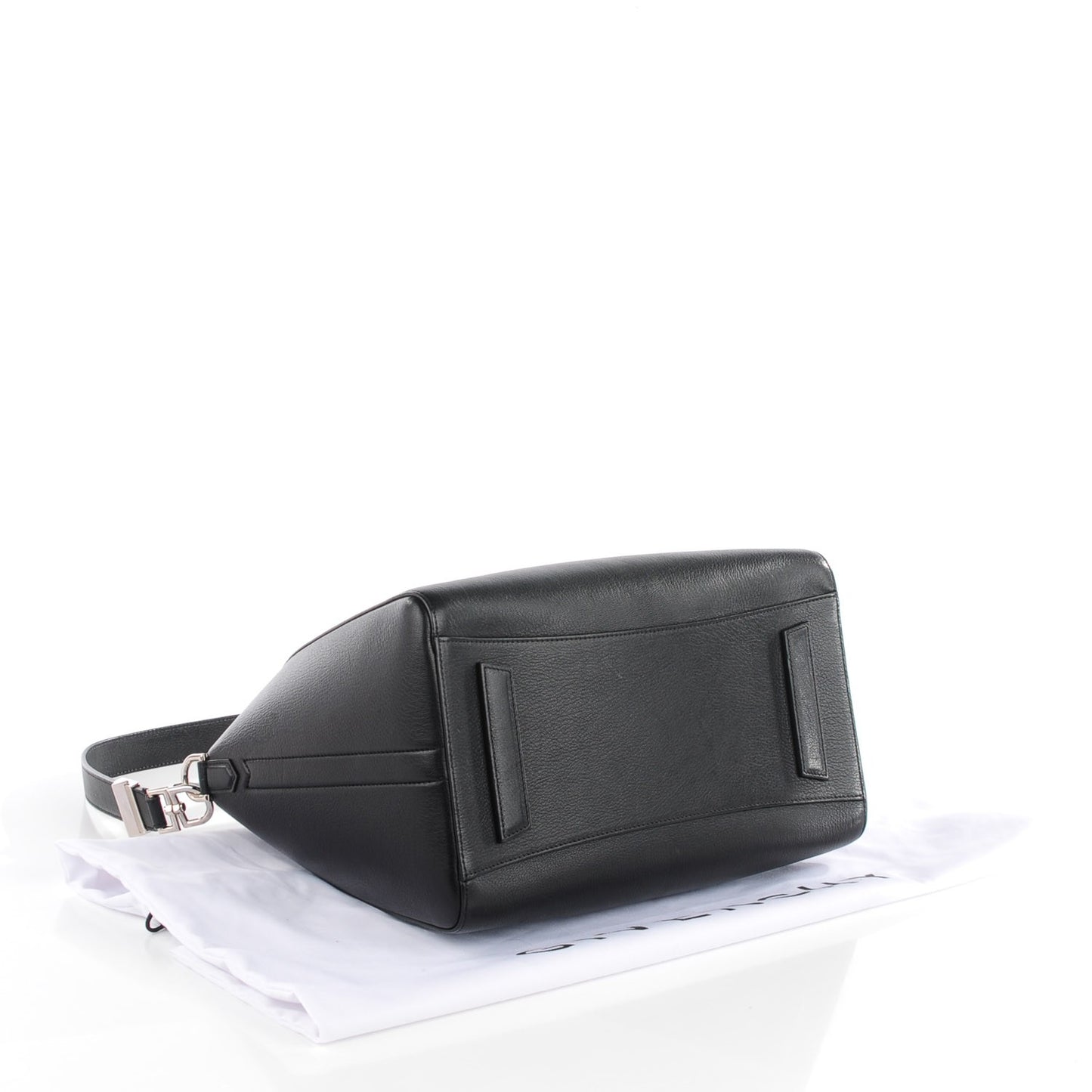Sugar Goatskin Medium Antigona Black