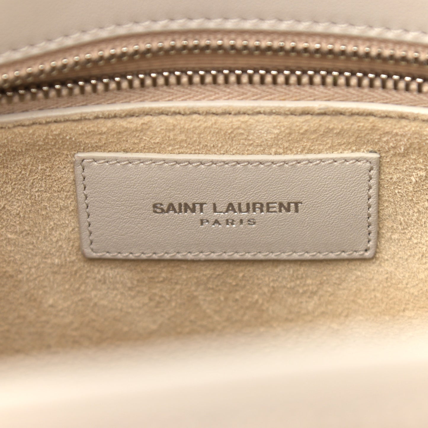 Calfskin Studded Small Sac De Jour White