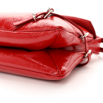 Givenchy Patent Calfskin Small P'tit Voyou Shoulder Bag Vermillon 10 of 14