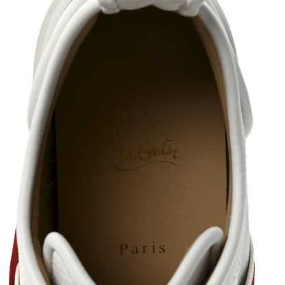 Christian Louboutin Calfskin Mens Adolescenza Flat Sneakers 43.5 White 8 of 9