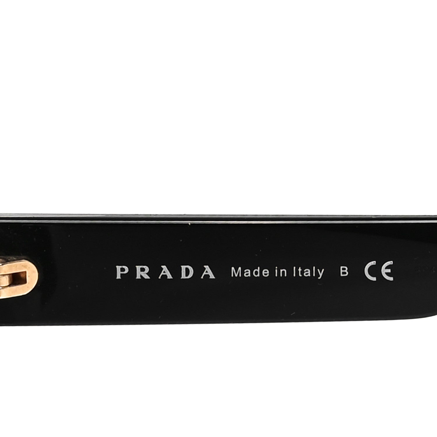 Prada Cat Eye Sunglasses SPR 24X Black White 5 of 7