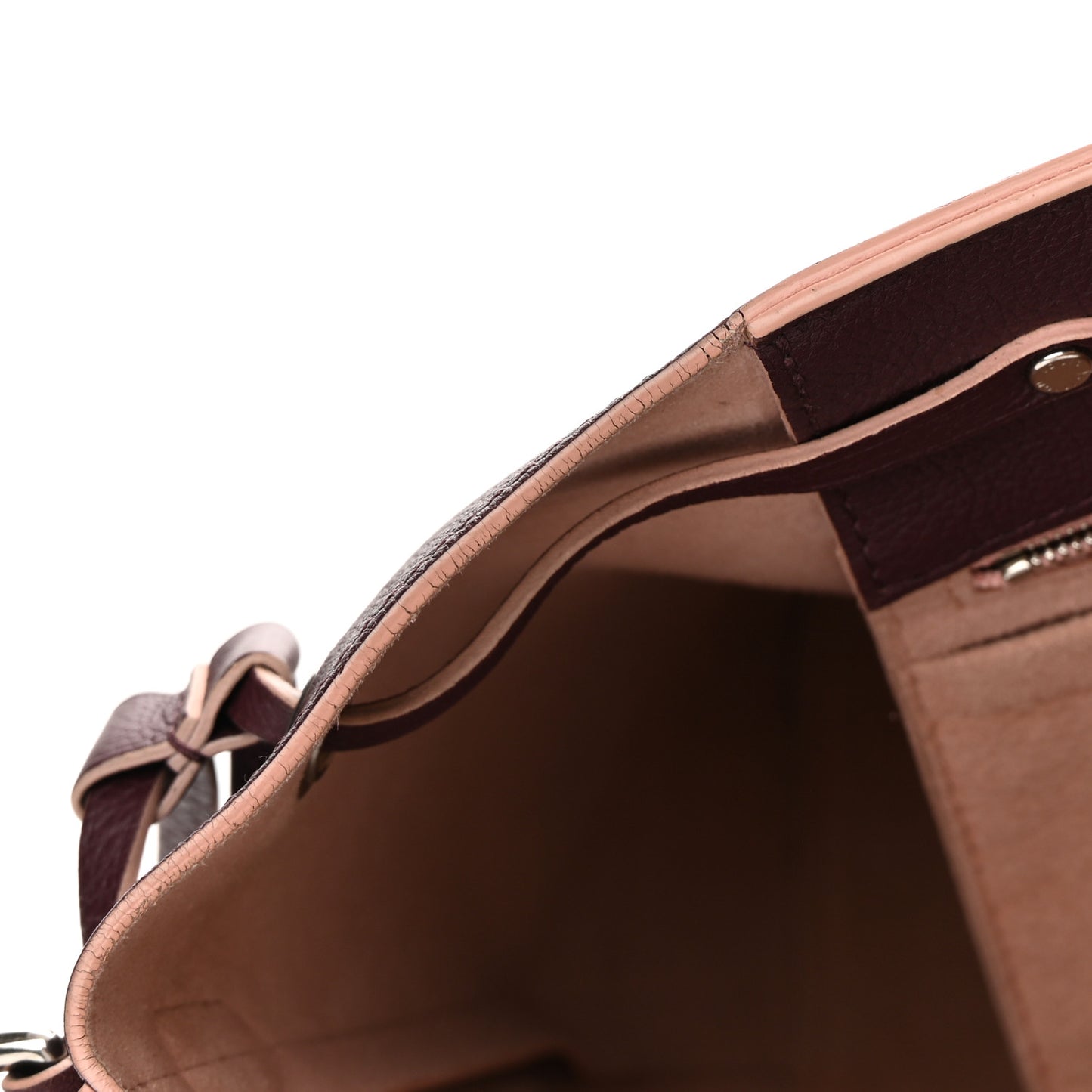Calfskin Lockme Bucket Prune