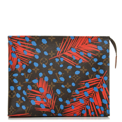 Louis Vuitton Monogram Jungle Dots Toiletry Pouch 26 Coquelicot Denim 1 of 7