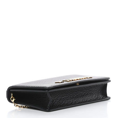 Christian Dior Grained Calfskin J'adior Clutch Black 5 of 13