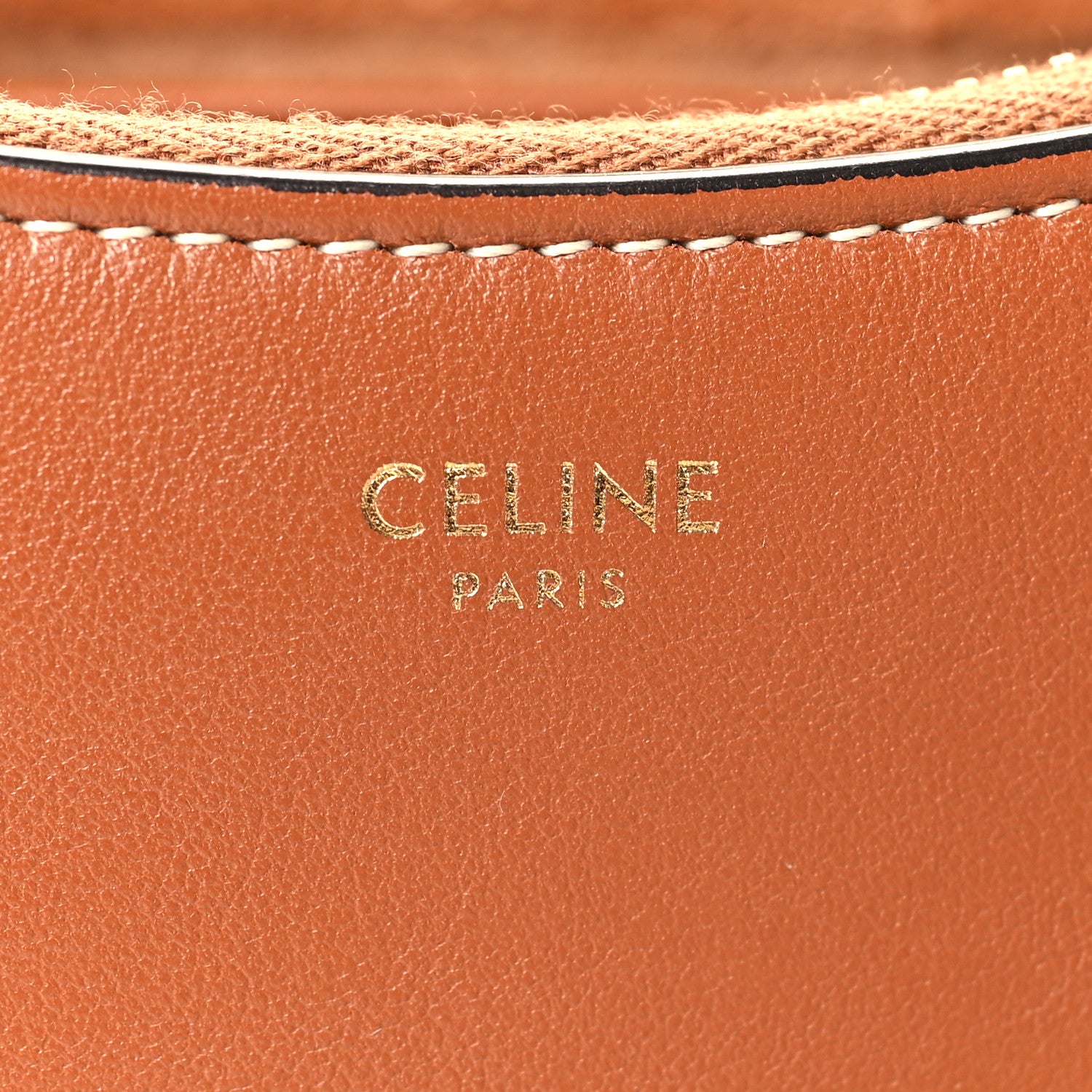 Celine Smooth Calfskin Medium Strap Ava Shoulder Bag Tan 6 of 12
