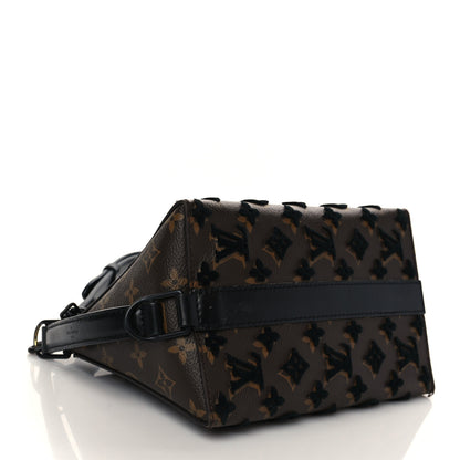 Louis Vuitton Monogram Tuffetage Triangle Messenger Black 4 of 7