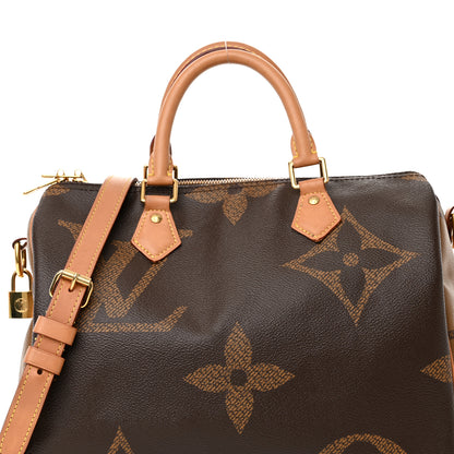 Louis Vuitton Reverse Monogram Giant Speedy Bandouliere 30 8 of 12