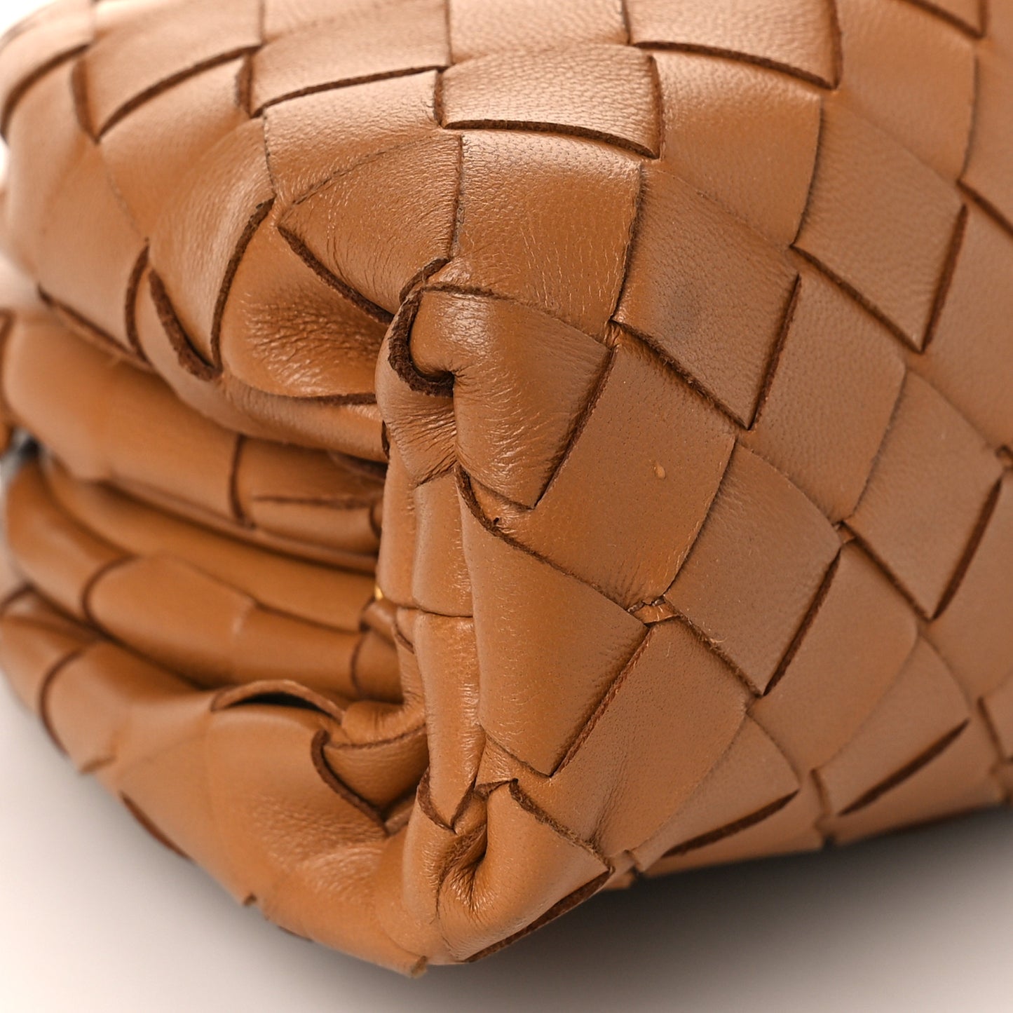 Nappa Intrecciato The Mini Pouch Carmel