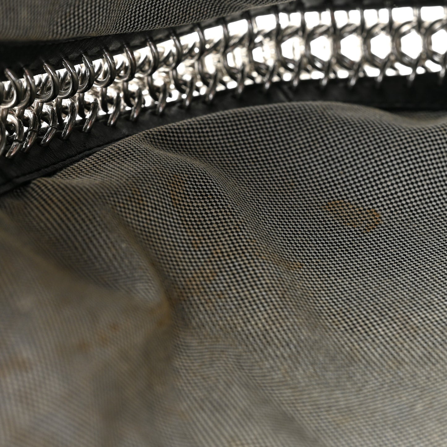 Calfskin Chain Around Roxy Hobo Black