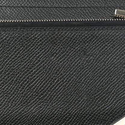 Hermes Epsom Medium Kelly Wallet Black 8 of 10