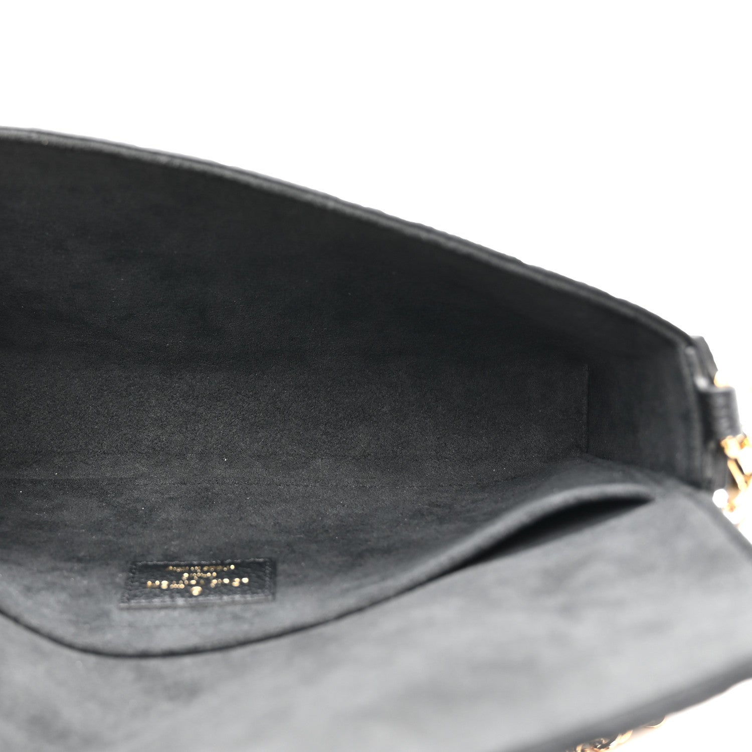 Louis Vuitton Empreinte Pochette Felicie Chain Wallet Black 6 of 10