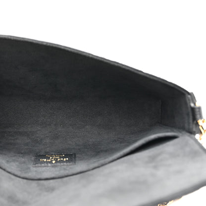 Louis Vuitton Empreinte Pochette Felicie Chain Wallet Black 6 of 10