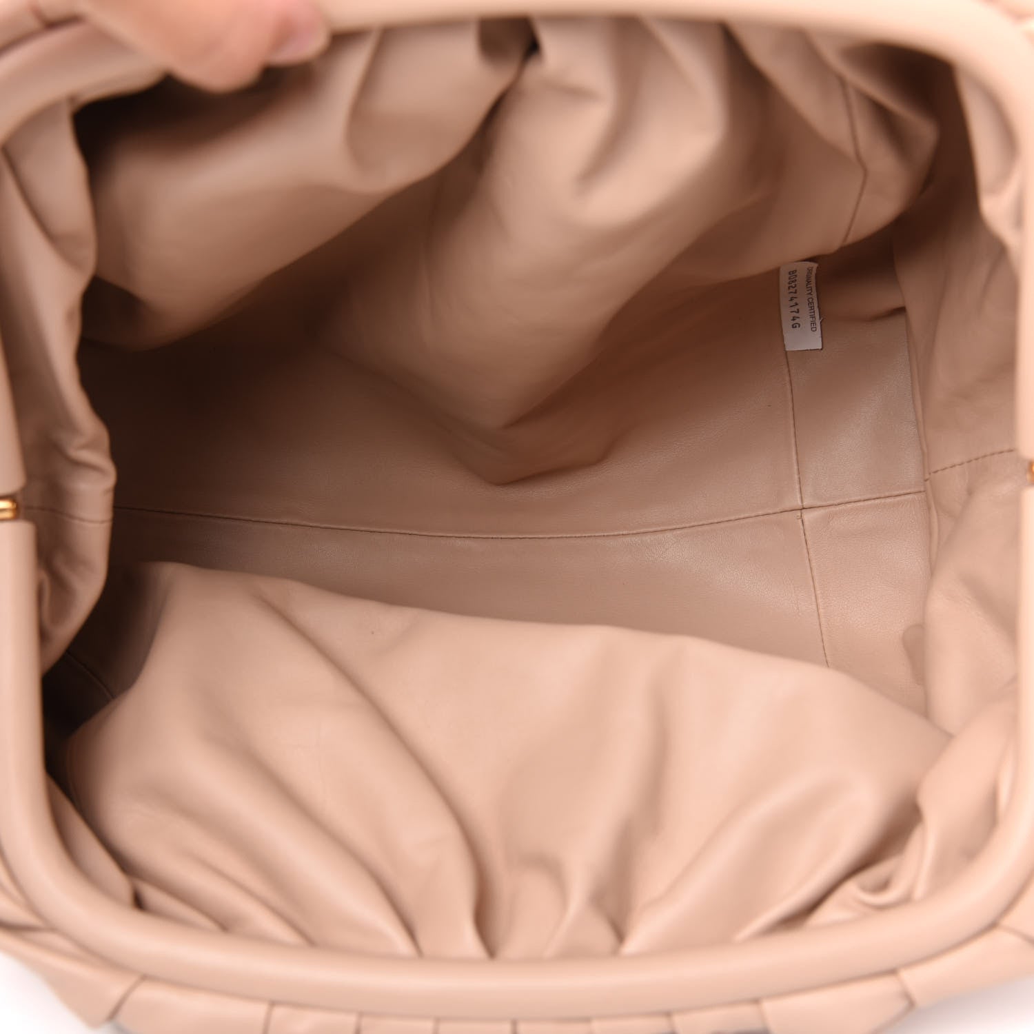 Bottega Veneta Smooth Butter Calf The Pouch Oversized Clutch Nude 4 of 9