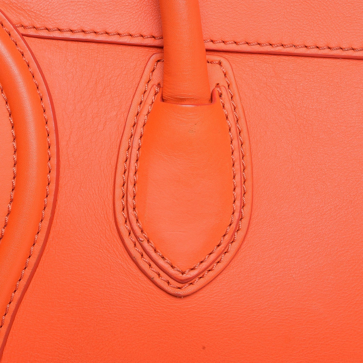 Celine Smooth Calfskin Mini Luggage Bright Orange 9 of 15