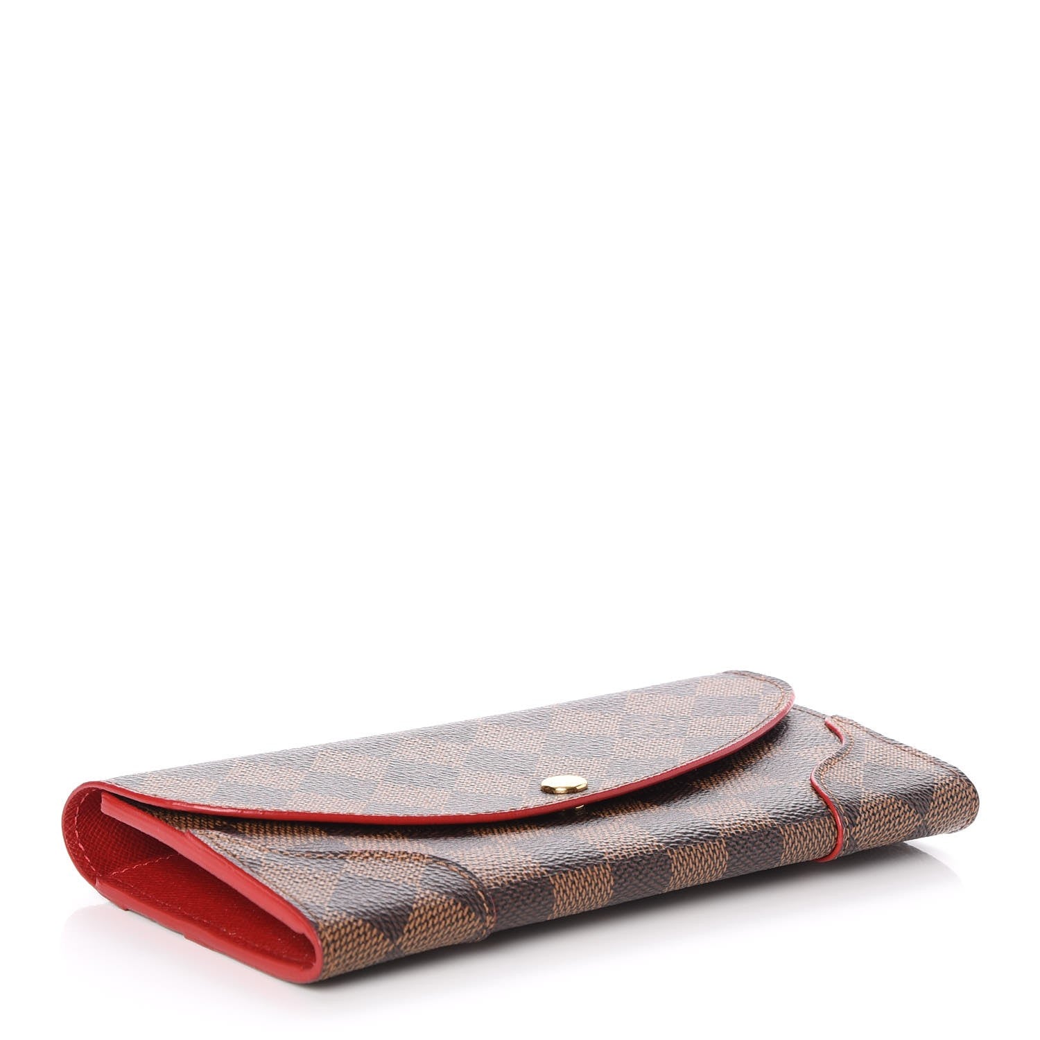 Louis Vuitton Damier Ebene Caissa Wallet Cherry 4 of 7