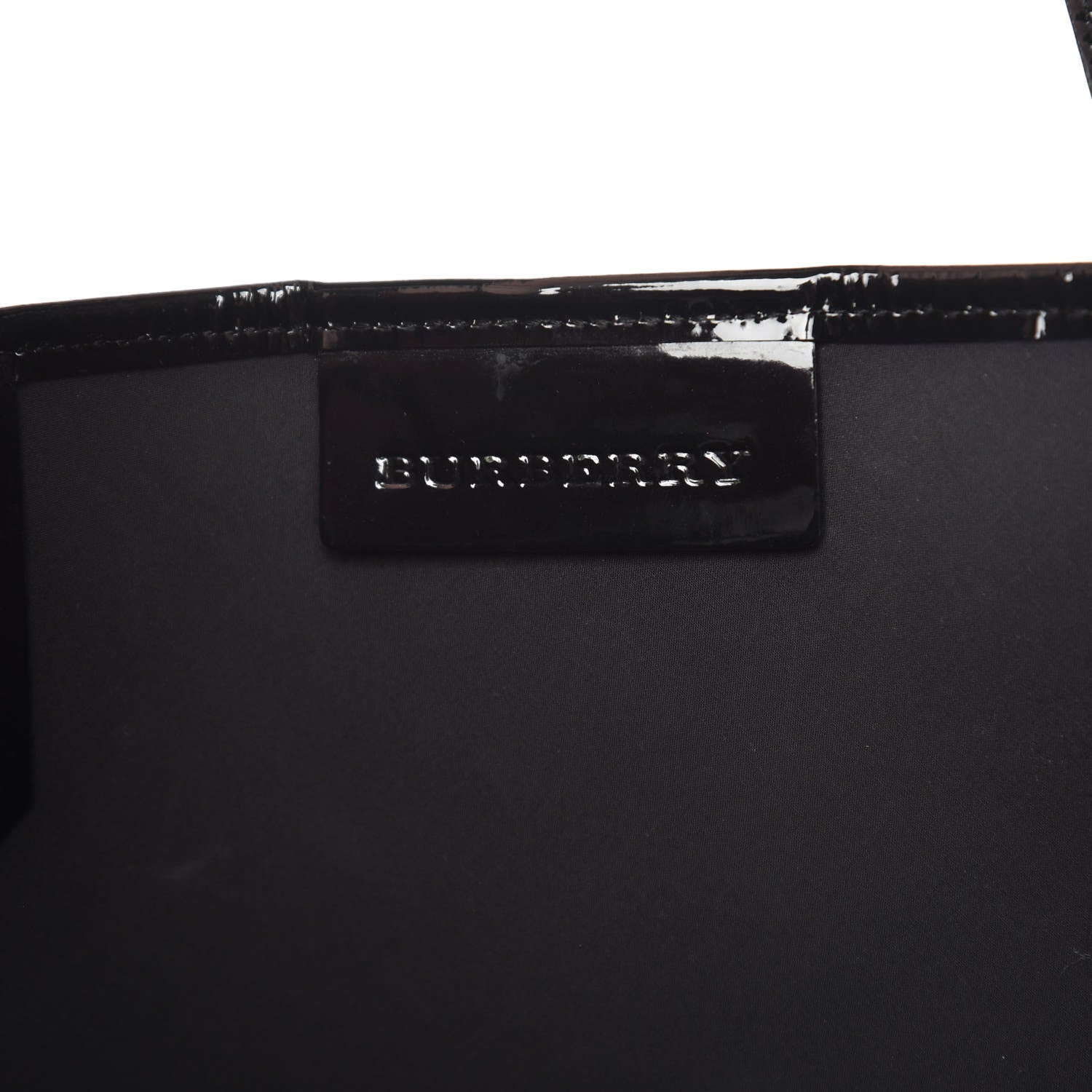 Burberry Nova Check Large Nickie Tote Black 6 of 19