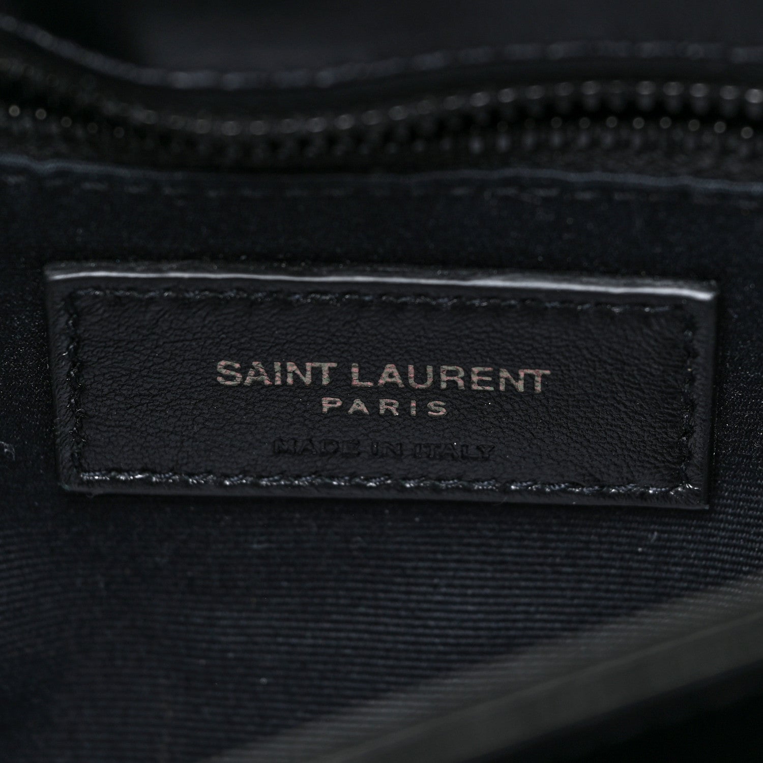 Saint Laurent Calfskin Y Quilted Monogram Toy Loulou Crossbody Bag Black 7 of 18