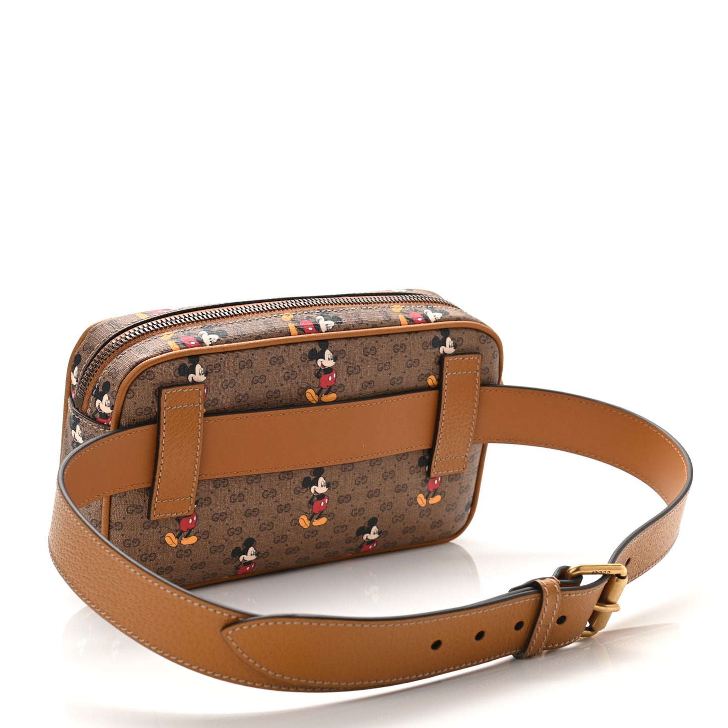 X DISNEY Mini Vintage GG Supreme Monogram Mickey Mouse Small Belt Bag 95 38 Beige Vintage Sun Oil