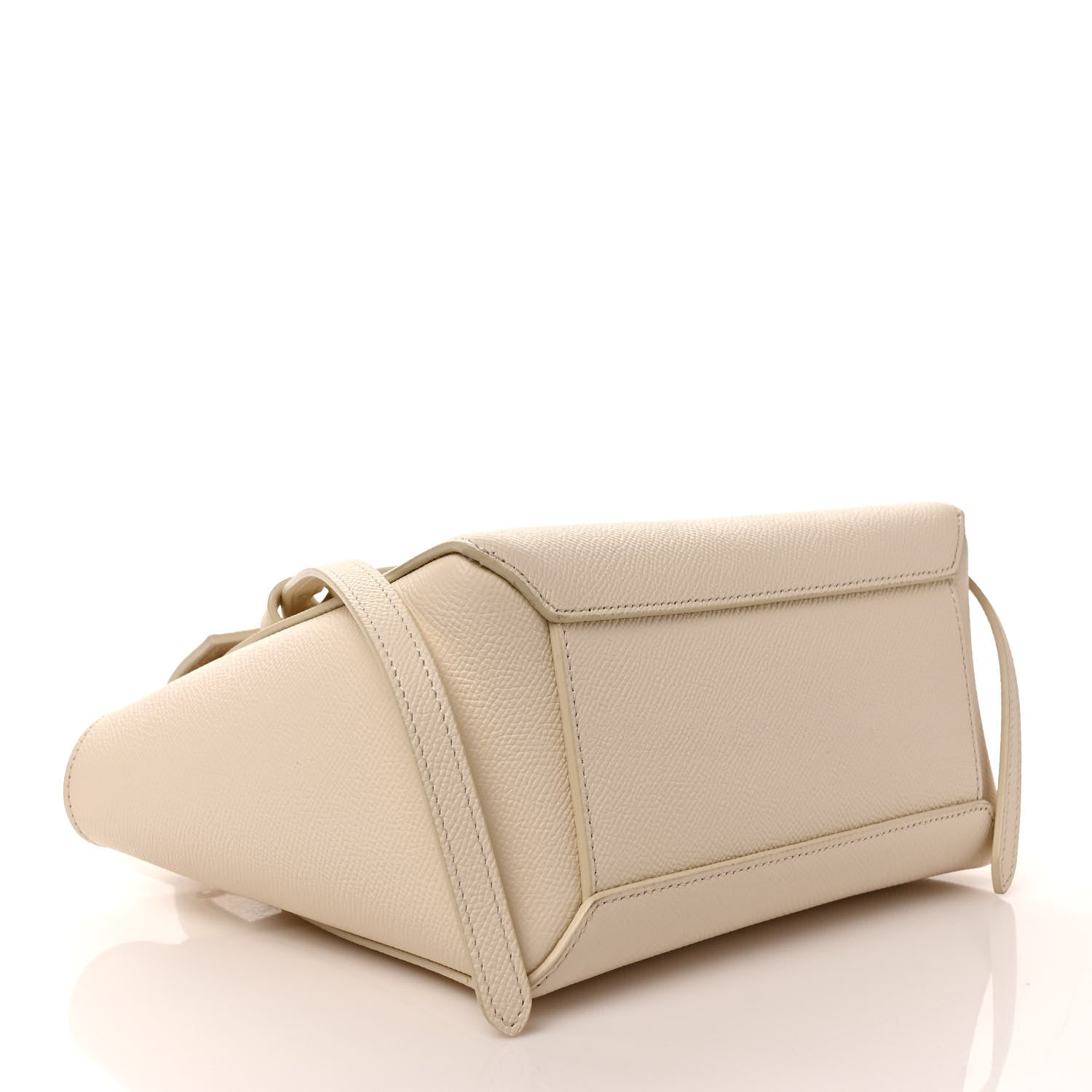 Celine Grained Calfskin Nano Belt Bag White 4 of 8