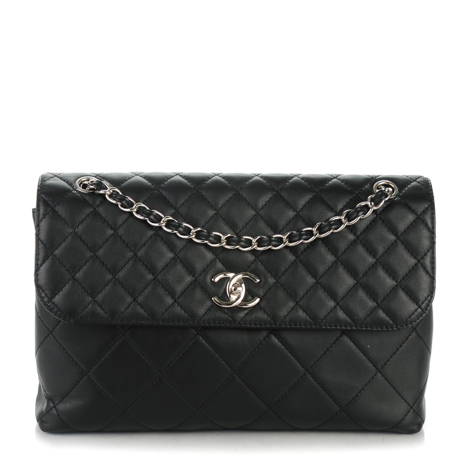 Chanel Calfskin Quilted In the Business Flap Bag Black 1 of 8