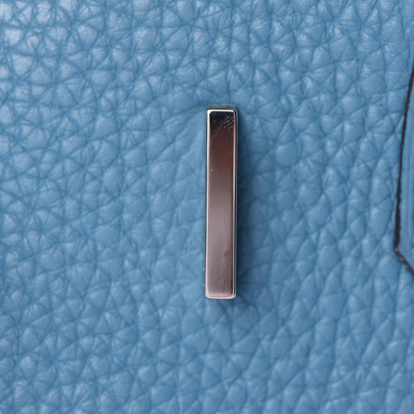 Taurillon Clemence Birkin 30 Blue Jean