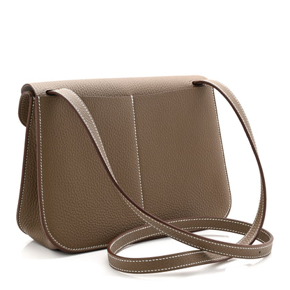 Hermes Taurillon Clemence Halzan 25 Etoupe 3 of 11