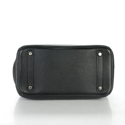 Hermes Taurillon Clemence Birkin 30 Black 5 of 31