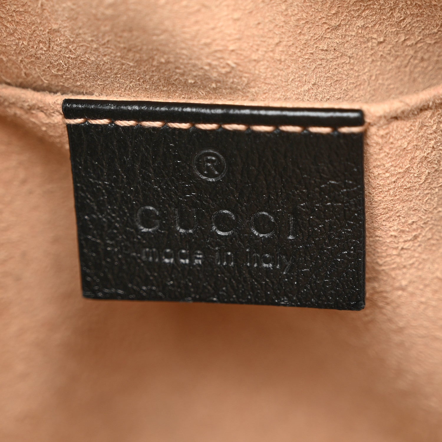 Gucci Monogram Matelasse Diagonal Small GG Marmont Chain Shoulder Bag Beige Black 6 of 11