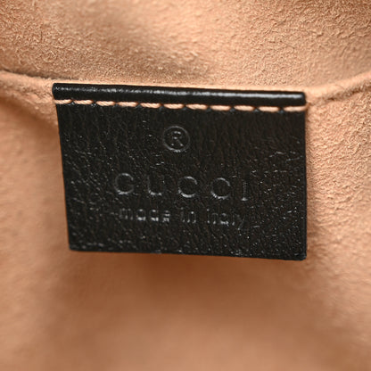 Gucci Monogram Matelasse Diagonal Small GG Marmont Chain Shoulder Bag Beige Black 6 of 11
