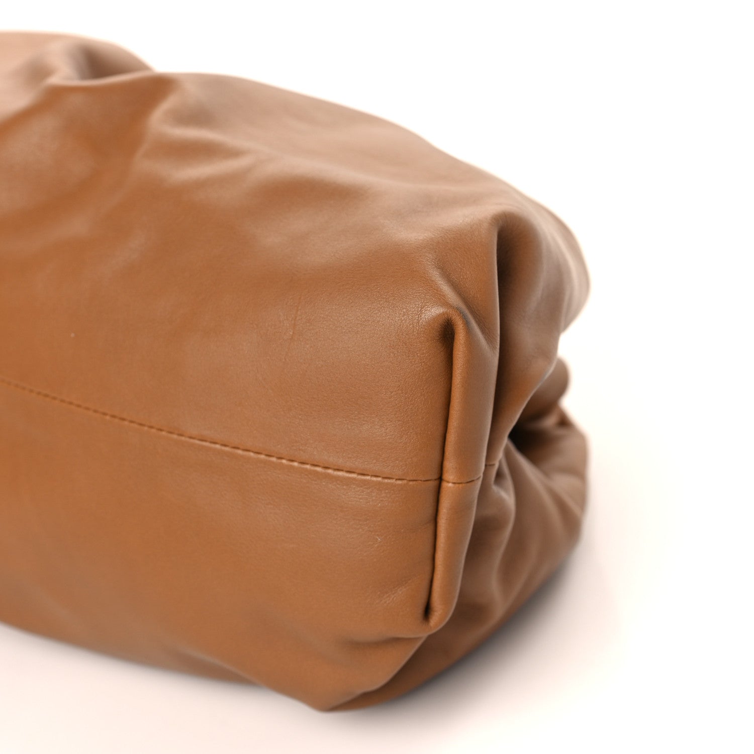 Bottega Veneta Smooth Butter Calf The Pouch Oversized Clutch Cammello 8 of 8