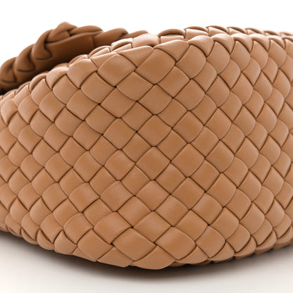 Bottega Veneta Nappa Intreccicio Padded Small Cobble Shoulder Bag Caramel 9 of 11