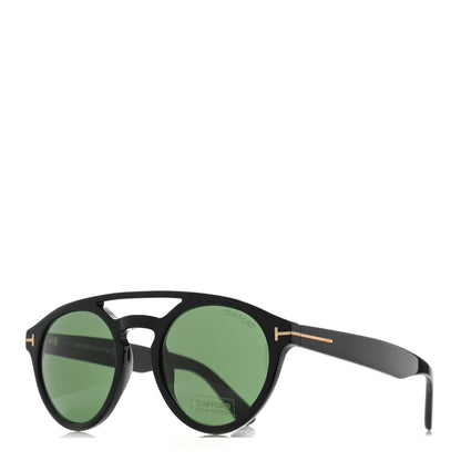 Tom Ford Clint Round Sunglasses TF537 Black 1 of 8