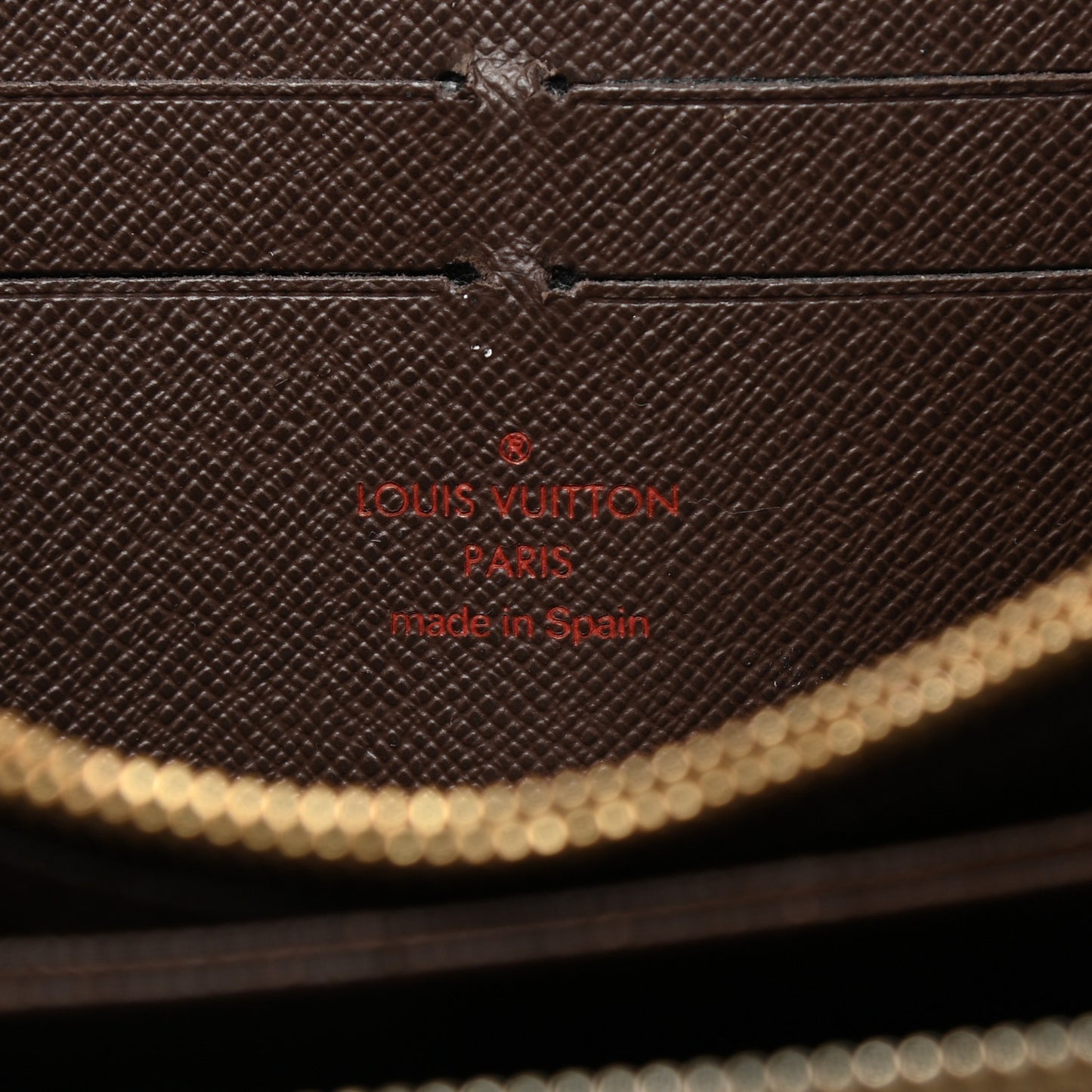 Damier Ebene Zippy Wallet