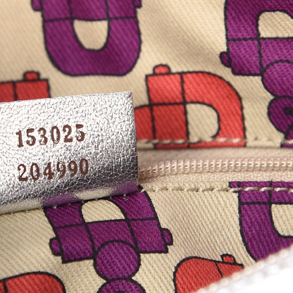 Gucci Metallic Guccissima Pocket Hobo Silver 7 of 14