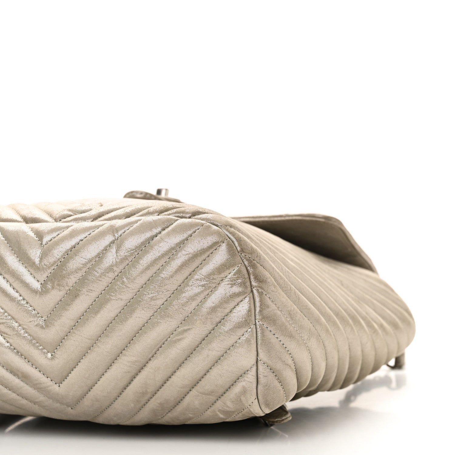 Chanel Iridescent Calfskin Chevron Quilted Large Urban Spirit