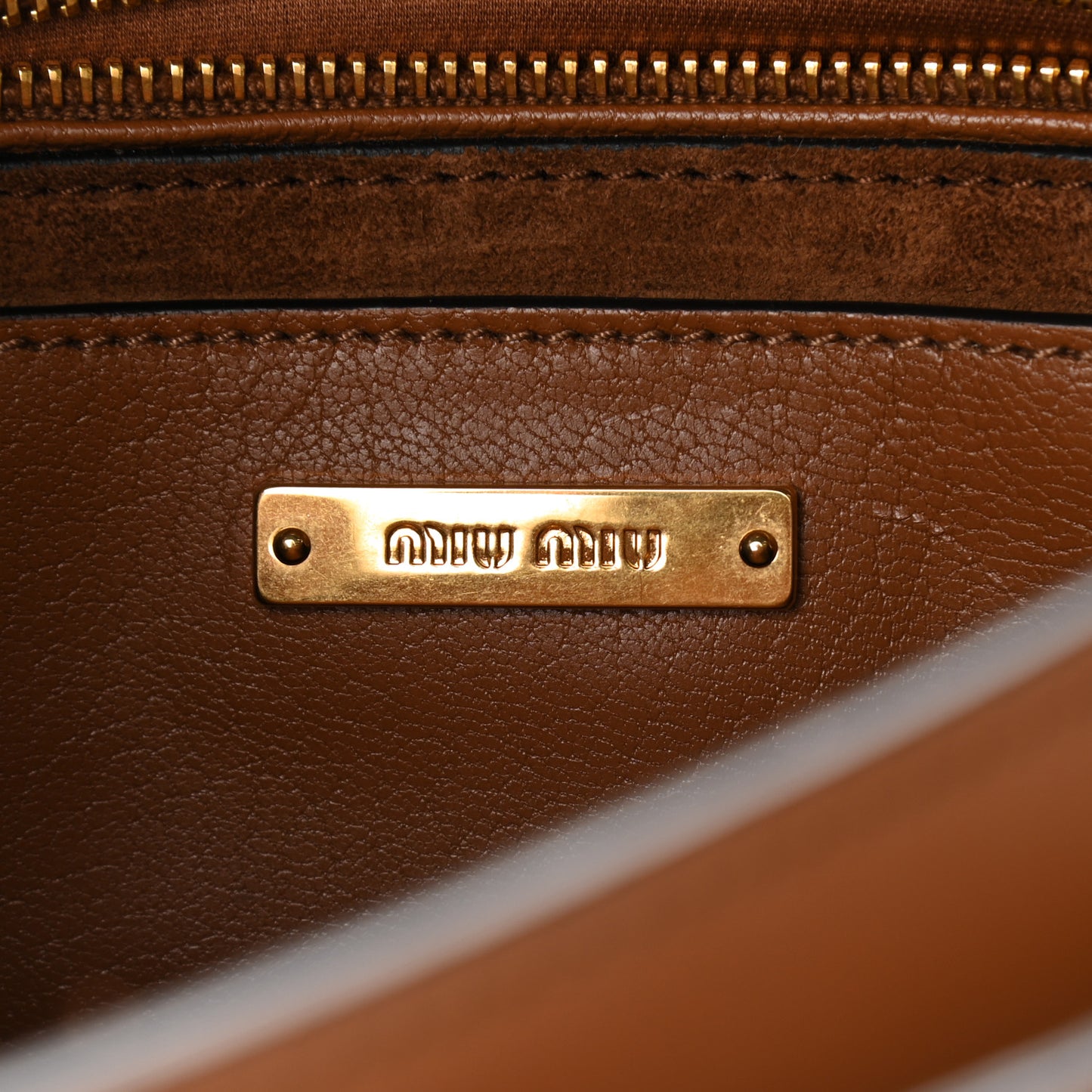 Goatskin Madras Dahlia Satchel Brandy