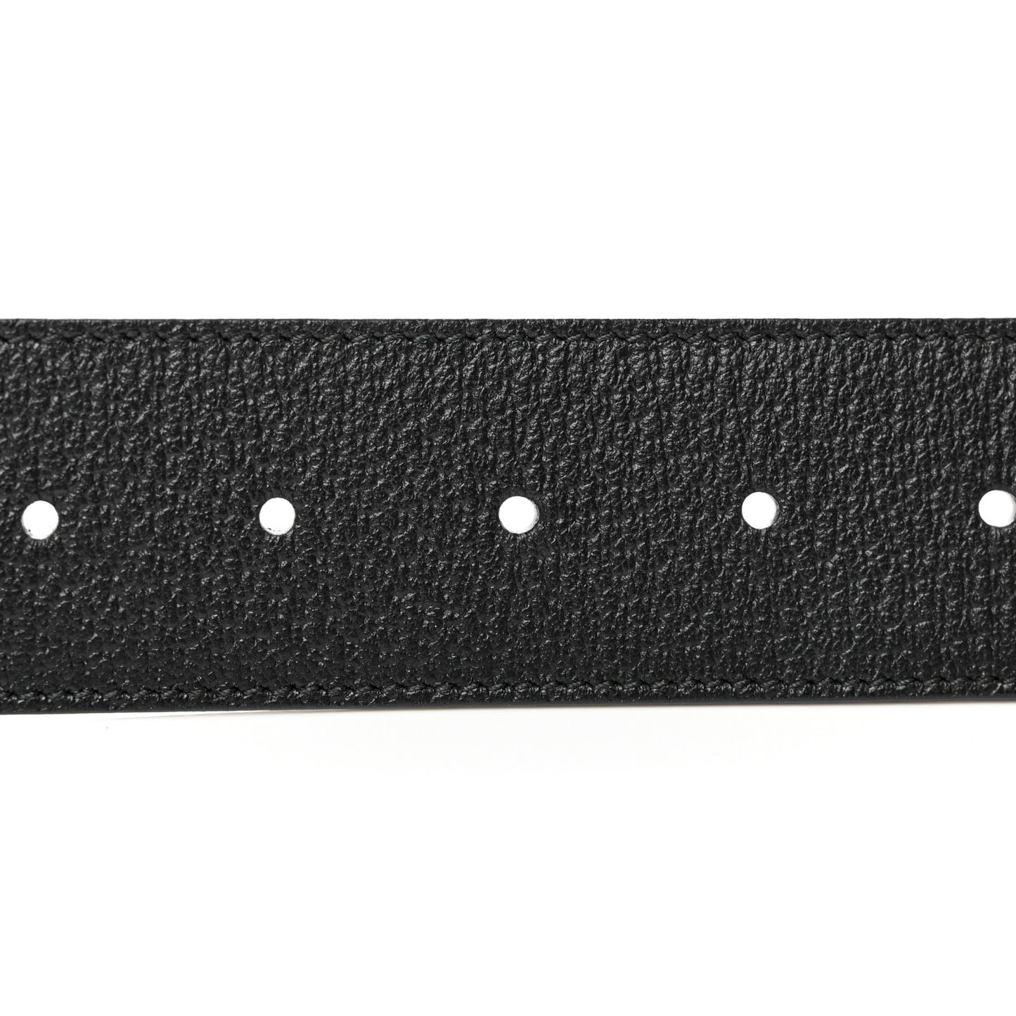 Textured Calfskin Double G 40mm Belt 80 32 Black