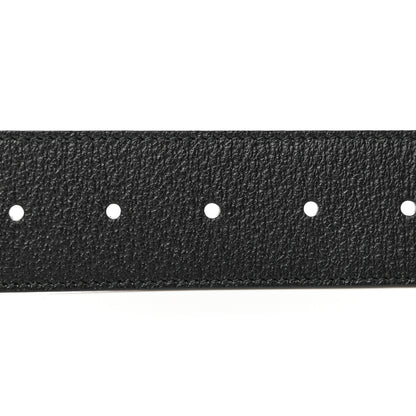Gucci Textured Calfskin Double G 40mm Belt 80 32 Black 5 of 6
