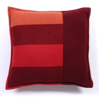 Hermes Wool Cashmere Casaque H Pillow Terracotta Acajou 3 of 6