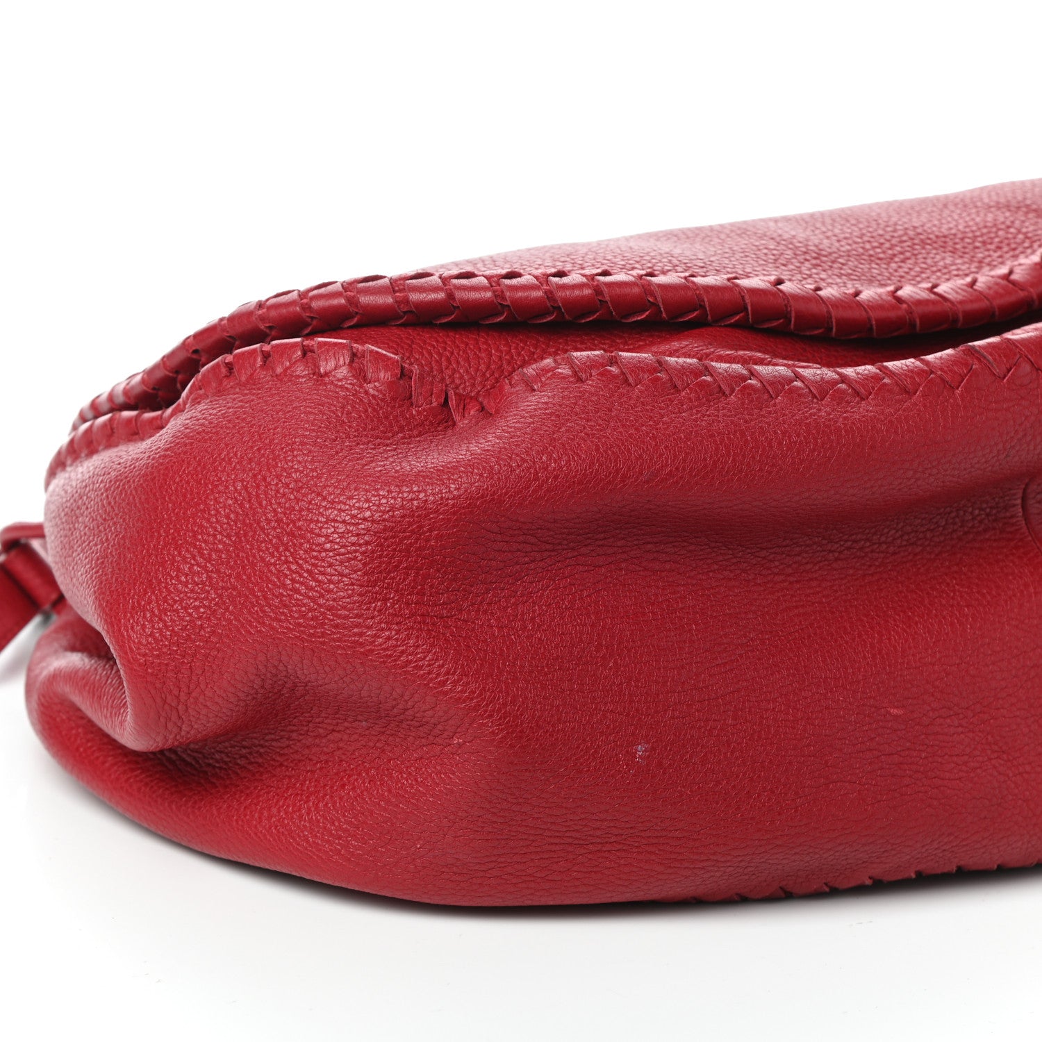 Bottega Veneta Cervo Messenger Bag Scarlet 7 of 8