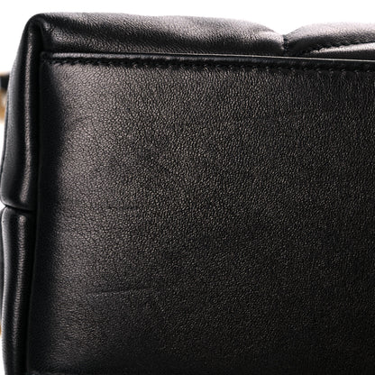 Saint Laurent Lambskin Quilted Small Loulou Puffer Monogram Chain Satchel Black 14 of 15