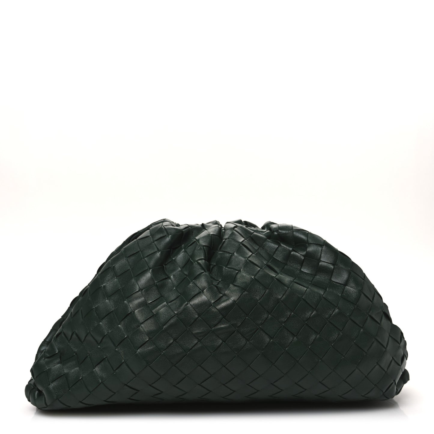 Nappa Maxi Intrecciato The Pouch Oversized Clutch Raintree
