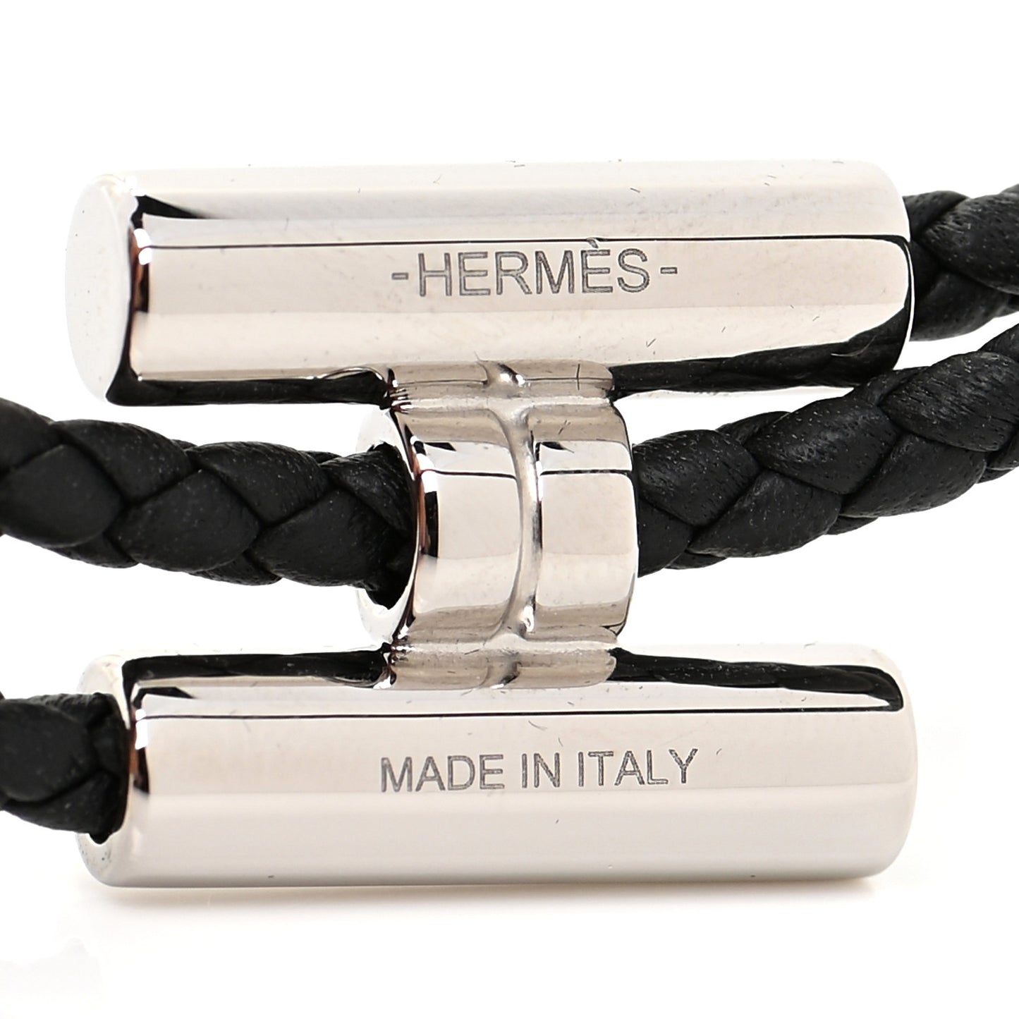 Swift Double Wrap Cord Tournis Tresse Bracelet Black