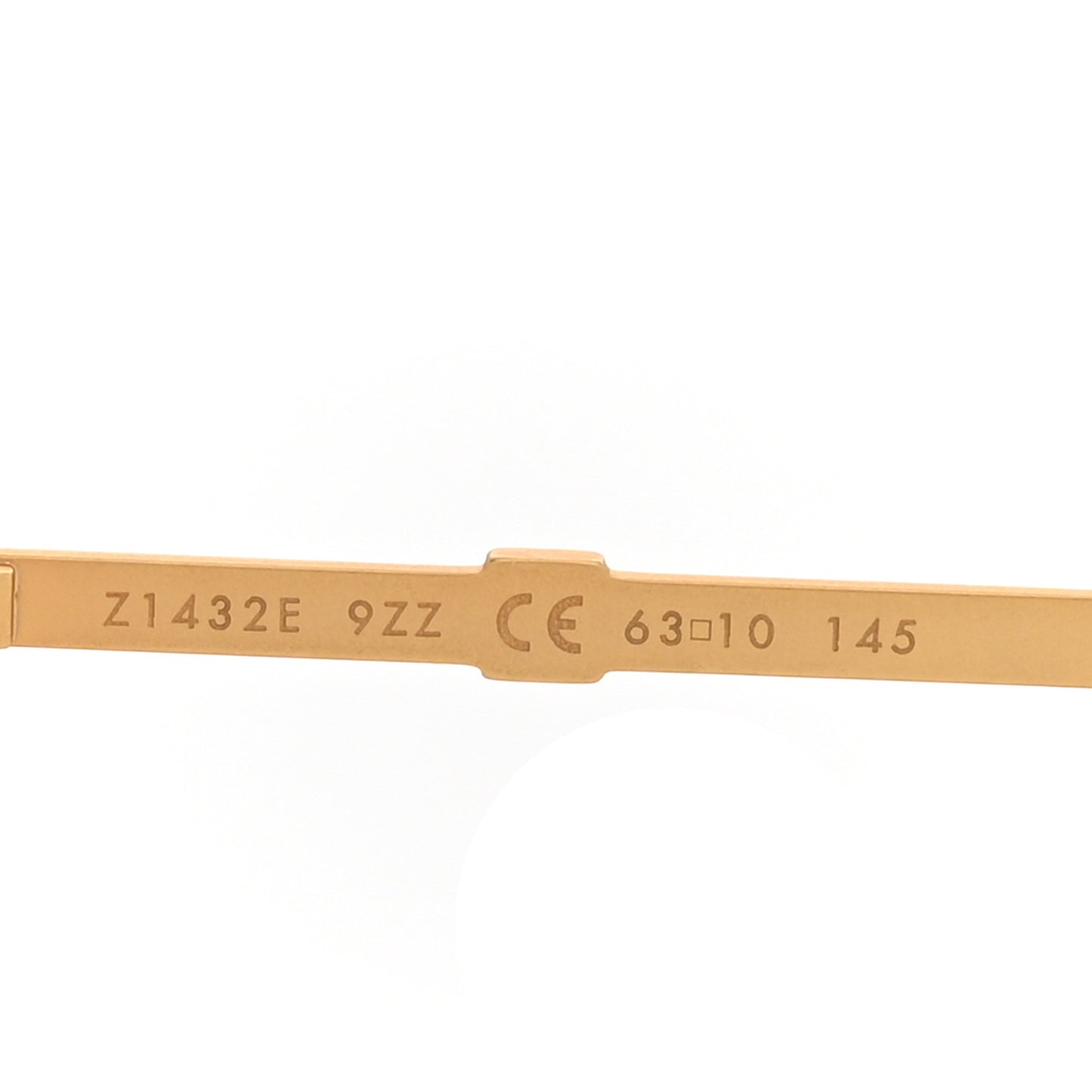 Metal Pilot Sunglasses Z1432E Gold