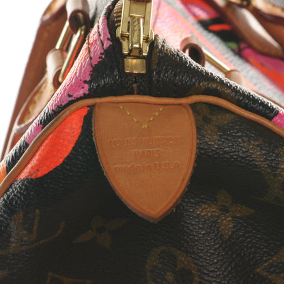 Louis Vuitton Monogram Roses Speedy 30 5 of 7