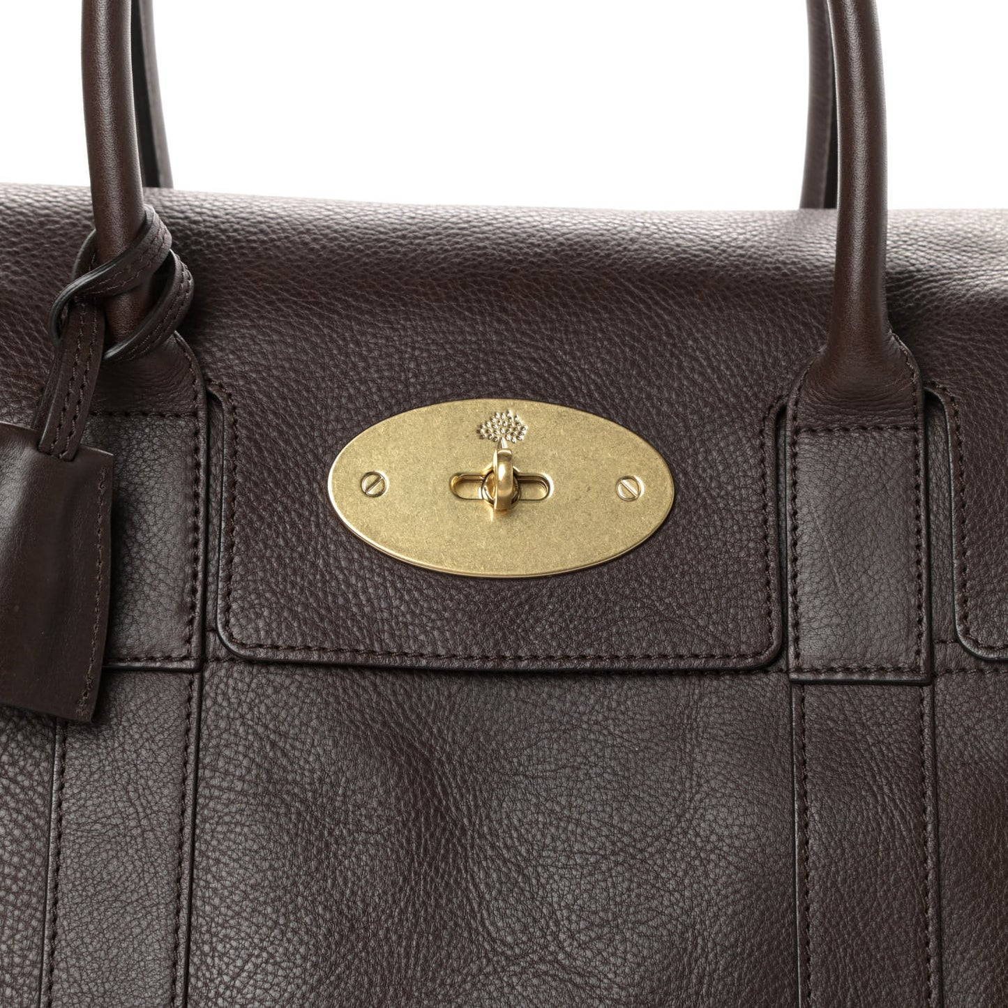 Classic Grain Calfskin Bayswater Chocolate