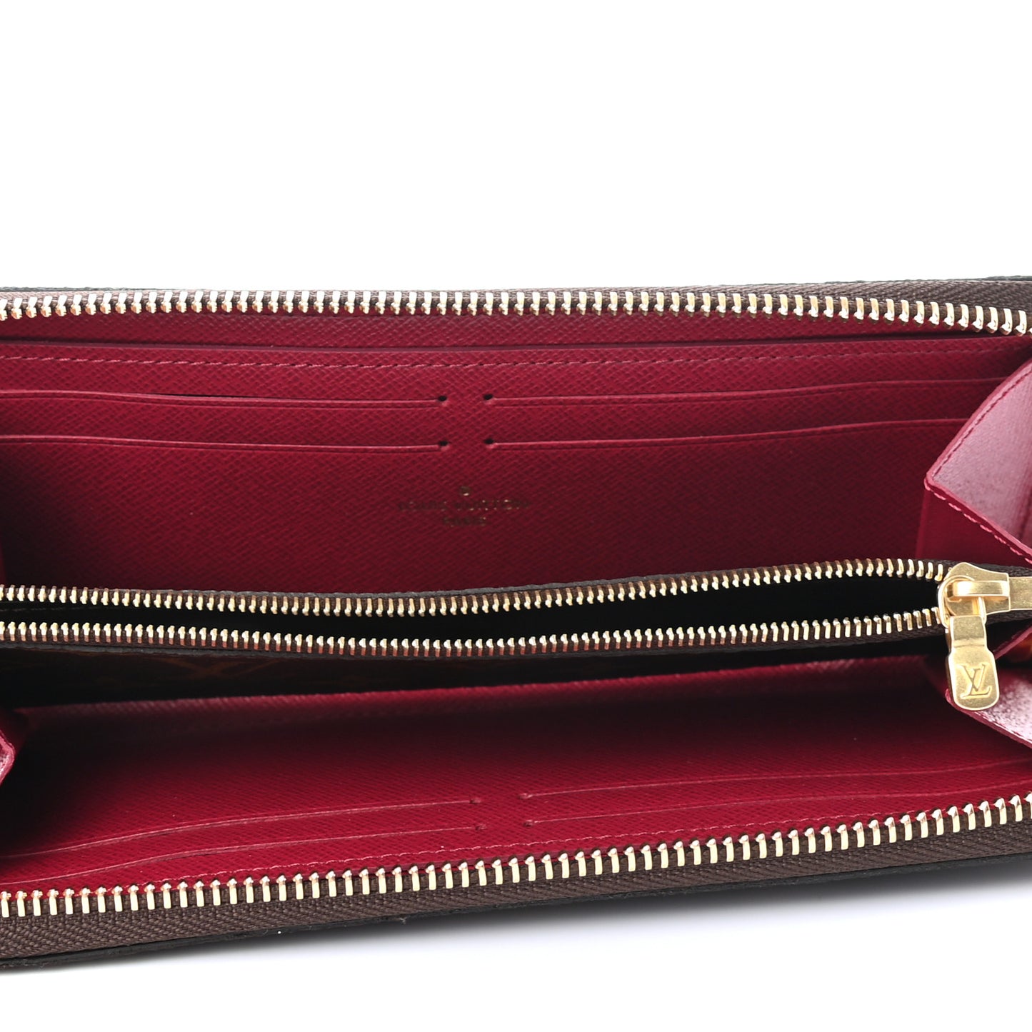 Monogram Clemence Wallet Fuchsia