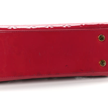 Louis Vuitton Vernis Brea MM Rose Litchi 9 of 15