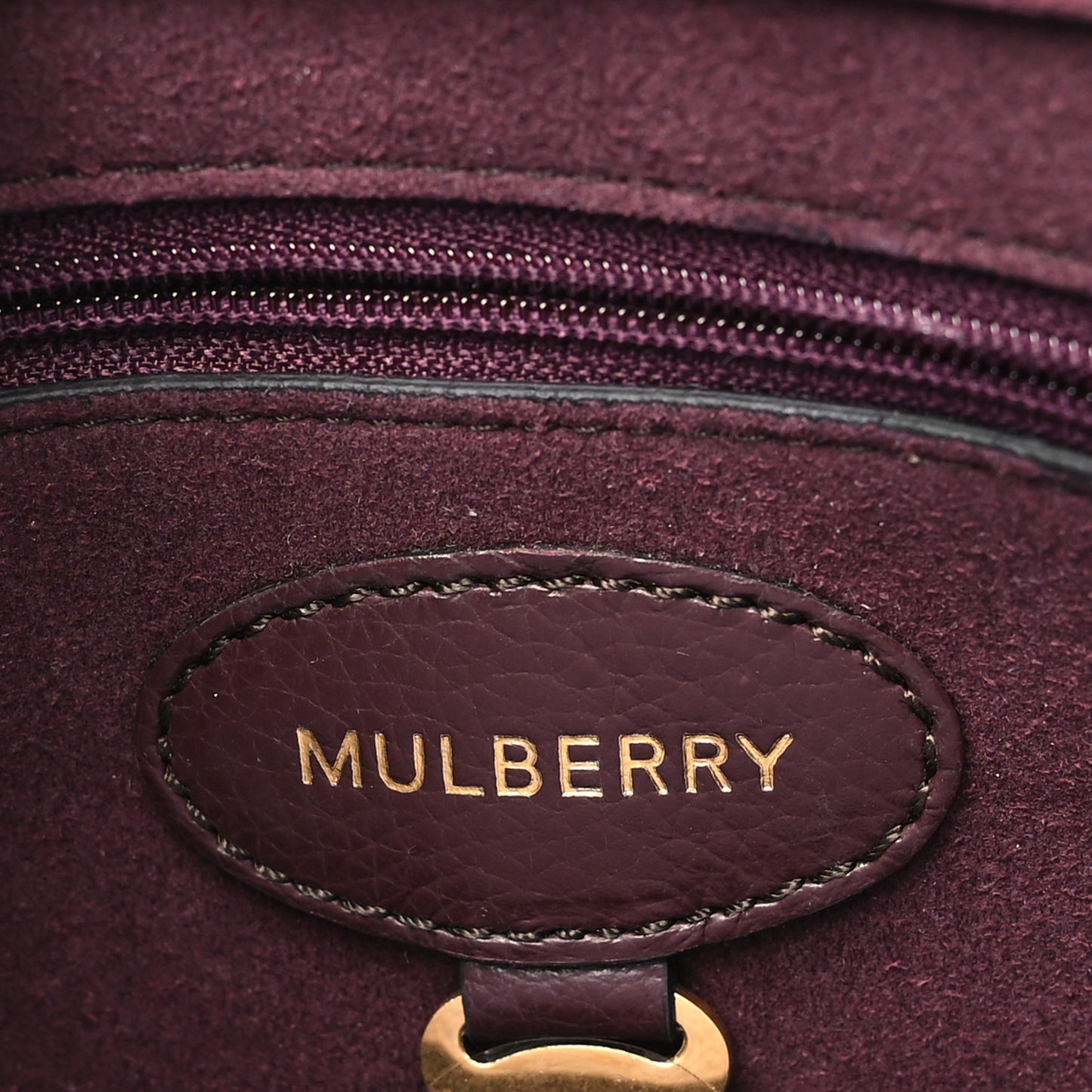 Small Classic Grain Calfskin Small Lily Flap Oxblood