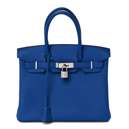 Hermes Togo Birkin 30 Bleu France 1 of 35
